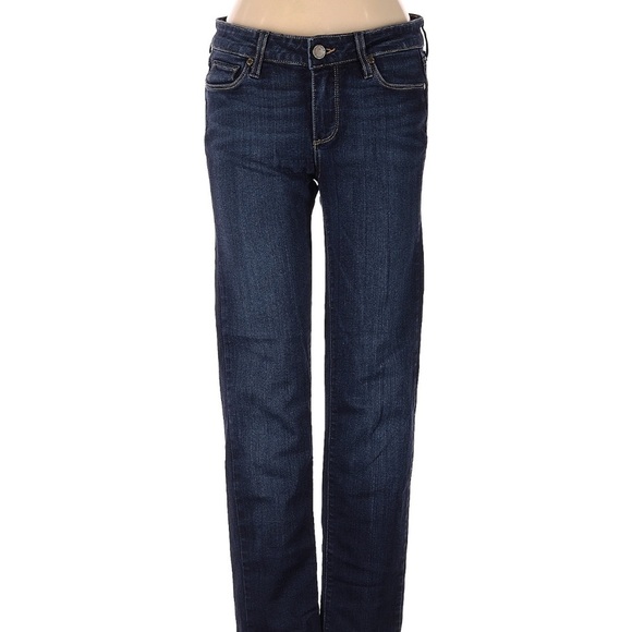 PAIGE Blue Straight Leg Jeans - Picture 1 of 5
